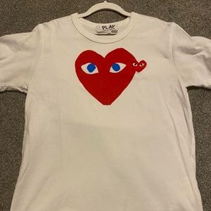 Womens Comme Des Garçon Authentic T-Shirt. Size Large-Runs small